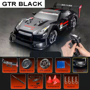 RC Drift Car 4WD Proportional Lampu LED 3200 MAH GTR Drift 2.4Ghz 1:16 Racing BMW/ Mainan Mobil Remote Control Drift Racing Sport/ RC Drift Full Propo 4 WD Racing Car