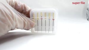 Dental Material Heat Activated Gold Flexible Super Files Canal Root Treatment Rotary Golden File Dentist Tips Endodontic Files