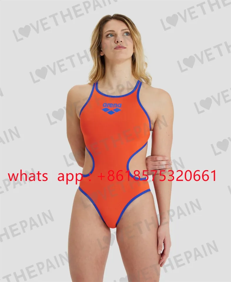 Women's One Swimsuit Laser Printing One-Piece Swimsuits Swimwear For  Training Fitness Pro Race Swimming Backless Swimsuit