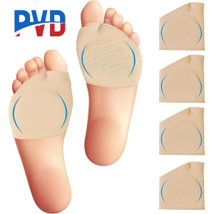 PVD 1Pair Metatarsal Sleeve Pads Non-slip and Sleeve Insert Gel Pads Instant Bottom Ball of Foot Support Pain Soft Gel Pads