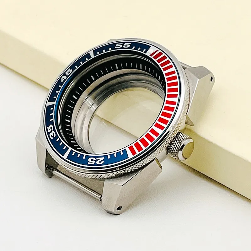 MOD サムライ ケース nh35他 Mod NH35 Case Samurai Case Gold Bezel Sapphire Crystal Glass