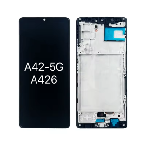 หน้าจอ LCD ศัพท์มือถือสำหรับ Samsung Galaxy A426 A42 พร้อมกรอบ ชุดจอแสดงผล OLED เปลี่ยนหน้าจอสัมผัส