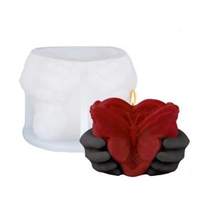 Heart Shape Silicone Molds for Making Soap Home Decoration Heart Shape Silicone Soap Molds for Epoxy Resin