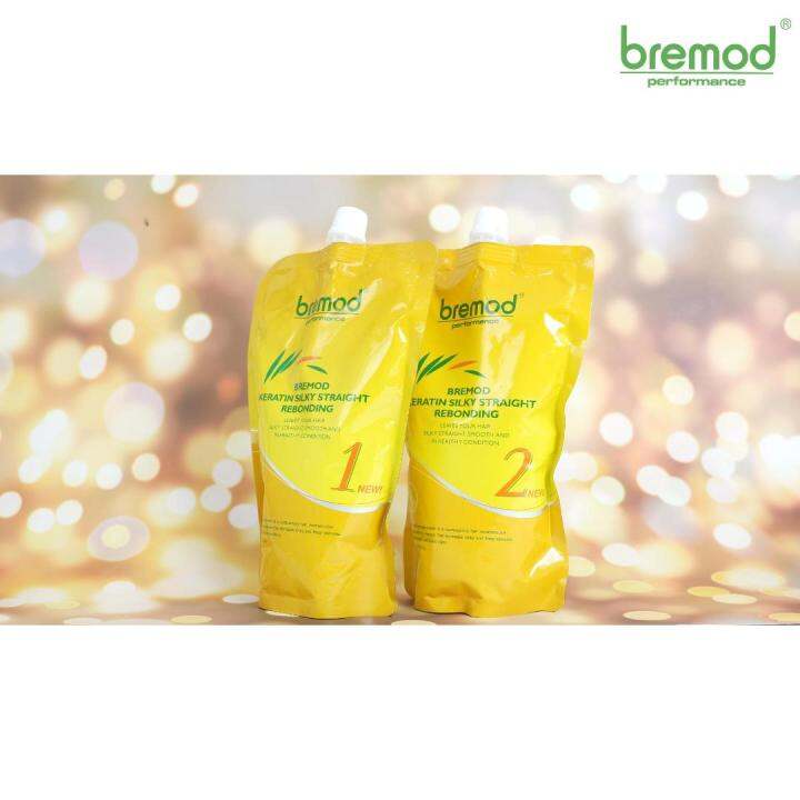 Bremod Performance Keratin Silky Rebonding Hair Care Treatment Straight ...