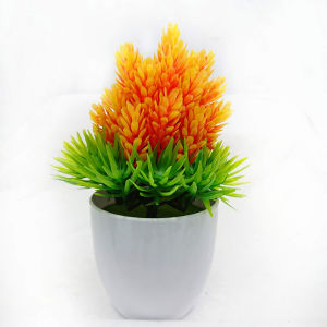 PBP02 / Bunga Plastik Ornamen Hias Tanaman Pajangan Pot Dekorasi Pohon Vas Bonsai Pinus / COD