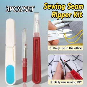 B.F. 3Pcs/set Sewing Seam Ripper Kit Sewing Craft Stitch Thread Unpicker &Seam Ripper&Thread Scissor