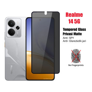 Promo Screen Guard For REALME 14 5G Anti Gores Layar All Variant Anti SPY Anti Bluelight Anti glare Premium Tempered Glass dan Ceramic - Formasi ACC