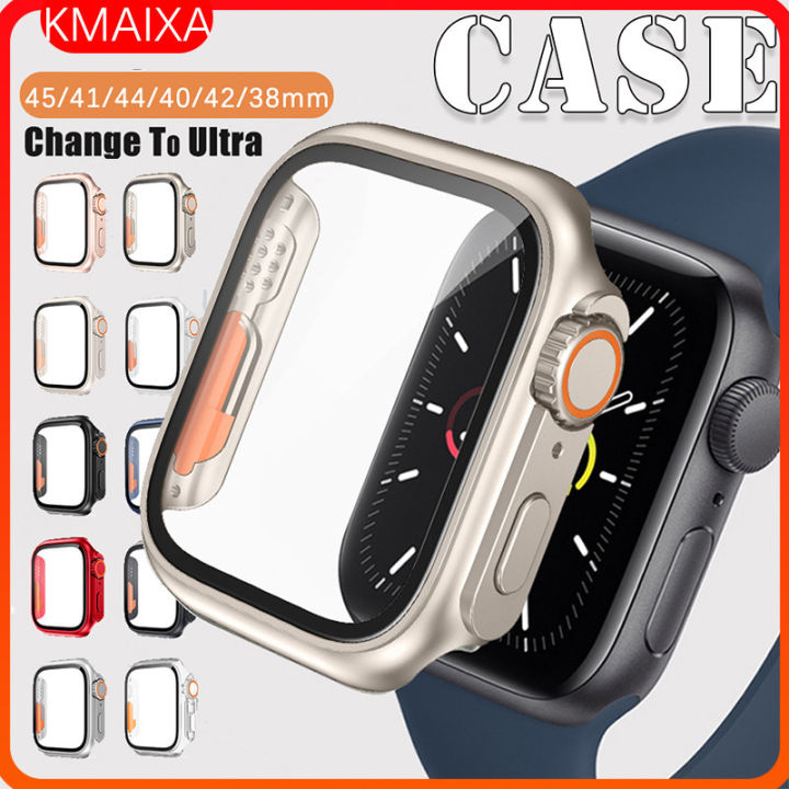 Tempered Glass Pc Case IWatch Screen Protector Change To Ultra