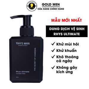 Sữa tắm gội nam RHYS MAN 3 in 1 Rhys Legend 350ml dung dịch vệ sinh nam 100ml + Sữa rửa mặt Rhys Coconut Fresh 100ml