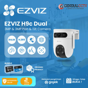 Ezviz H9c Dual 2K 3MP+3MP Dual-Lens Pan & Tilt Wi-Fi Camera