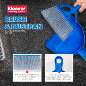 Kleaner Sapu Pengki Mini Dustpan Mobil KC9099