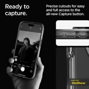 SPIGEN Ultra Hybrid Mag Fit with Embedded Magnet for iPhone 16 Pro Max / iPhone 16 Pro / iPhone 16 Plus / iPhone 16 /16e