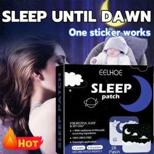 Miếng Dán Ngủ Mất Ngủ Hỗ Trợ Giấc Ngủ Miếng Dán Giảm Lo Âu Căng Thẳng Cải Thiện Thạch Cao Ngủ -- 28 Miếng
