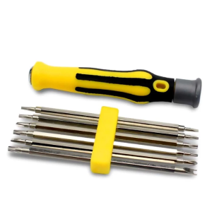 Bộ Tua Vít 6 Đầu Đa Năng 175mm Màu Vàng Đen