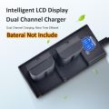 KingMa Dual Charger BM048 for F550/F570/F750/F770/F950/F970 (LCD Indicator). 