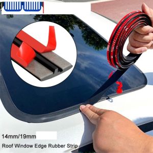 New Universal D-Type Car Door Hood Trunk Seal Strip Rubber Noise Insulation Anti-Dust Car Accessories
