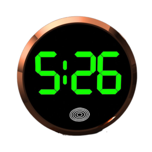 GROCERIY Touch-Activated Car Dashboard Clock Mini LED Time Display Digital Clock Multi-purpose Novelty LED Electronic Watch For Car Boat Bike Truck