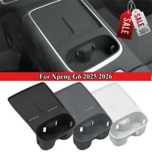 sapid For Xpeng G6 2025 2026 Anti-Dirt Pad Silicone Anti-Slip Shock-Absorbing Interior Accessories Car Cup Holder Phone Charging Tray 3T2R8