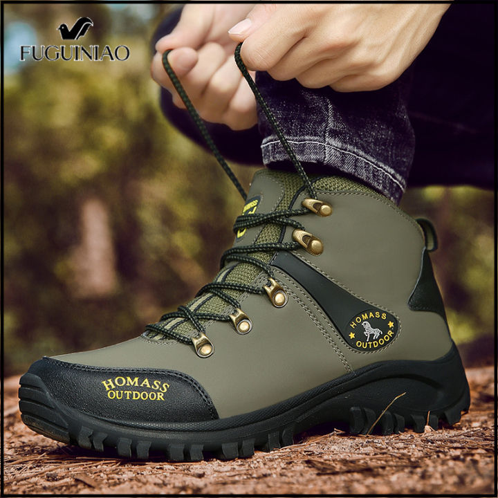 2021 Men Waterproof Hiking Shoes Military Tactical Boots DELTA