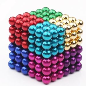 216 PCS Of Pressure Magnetic Ball Educational Toys Set With Iron Box Colorful Rubiks Cube Splicing Toys DIY Magnet Toys