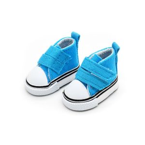 FANME 1 Pair DIY Doll Canvas Shoes 5cm Length Mini Mini Casual Shoes Sneakers Shoes Plimsolls 1/6 Scale Mini Sneakers 1/6 BJD DollsGirl Gift