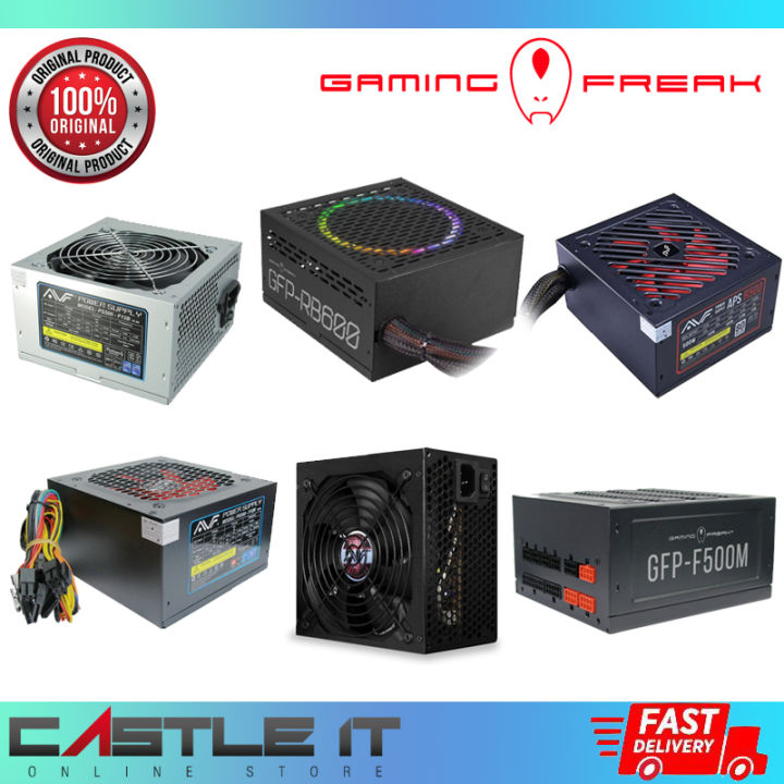 AVF GAMING POWER 750W POWER SUPPLY 500W 550W 600W 650W 750W RB700 RB600