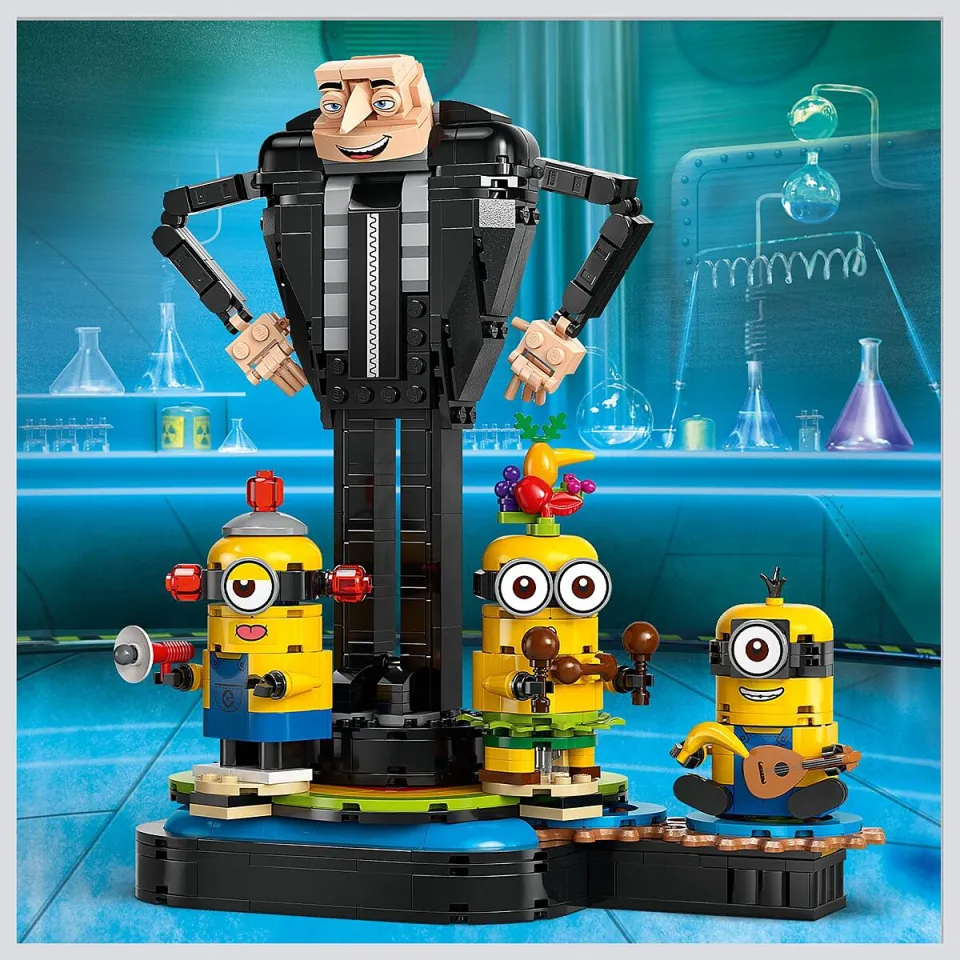 LEGO Despicable Me 4 75582 Brick-Built Gru and Minions (839