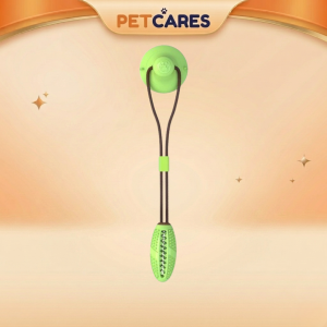 PETCARESMY DOG CHEW TOY MOLAR RUBBER Pet Bite Teething Clean Teeth Treats Squeaky Ball Bell Rope Ball Chew Toys