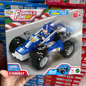 Formula One Playgo - Mobil Balap Mainan Lego Anak block brick Rakitan Bongkar Pasang Susun