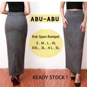 Rok Kerja Wanita Panjang/Rok Formal Rempel Span Kantor By Permata sari