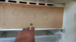 TUTUP FREEZER KULKAS SHARP AKRILIK CUSTOM TERMURAH