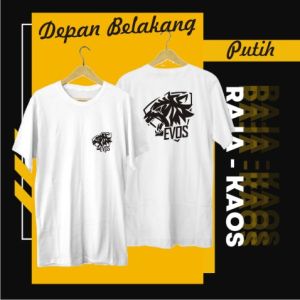 KAOS EVOS TERBARU depan belakang pakaian pria tshirt dan kaos dalam
