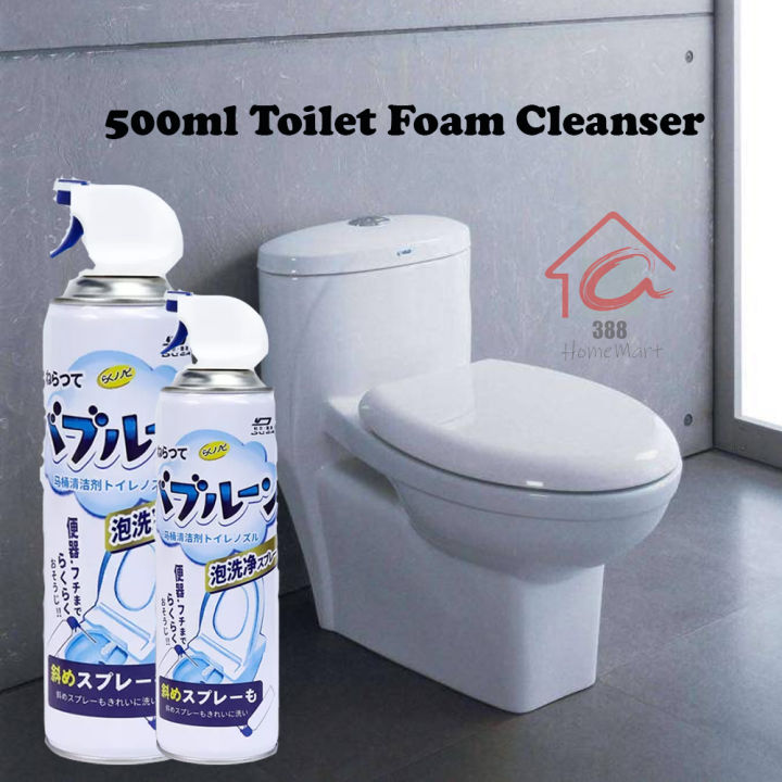 Toilet Bubble Cleaner Foam Mousse Artifacts Remove Toilet Dirt 500ml 马桶清洁剂泡洗净 Lazada