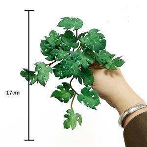 BRISA Soft Artificial Copper Coin Grass Plants Realistic Wall Hanging Fake Ivy Leaf Leaves Artificial Green Turtle Leaves Handmade Mini Bouquet Home Decoration