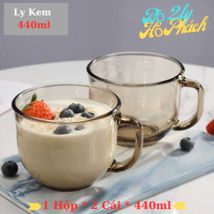 2 Ly kem thuỷ tinh cao cấp 440mlly thuỷ tinhthuỷ tinh
