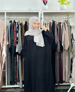Kaftan Polos Premium Gamis By Bundaratu