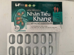 Viên tiểu đêm Nhân Tiểu Khang hộp 30 viên hỗ trợ giảm tiểu đêm tiểu nhiều lần tiểu són.