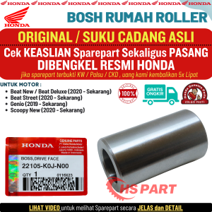 Bosh Bos Bushing Rumah Roller Beat Fi New Deluxe Genio Scoopy 2020 2022 2021 2023 2024 Original AHM