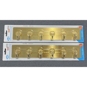 Thanh 6 Móc Treo Dán Tường Không Cần Khoan Combo 2 Thanh Móc Treo Khăn Nhà Tắm Nhà Bếp Chịu Lực