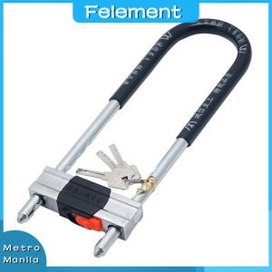 420mm U-Shaped Glass Door Lock Anti Theft Lock Bicycle Motorcycle Safety Lock