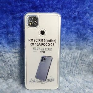 SoftCase Xiaomi Redmi 9C Redmi 10A Silikon Case Selikon Clear Bening Trasparan TPU SPACE Space
