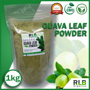 1 Kilogram 100% Pure Organic Natural Guava Leaf Powder - High in Vitamin C Potassium and Fiber - Anti-oxidant Lowers Blood Sugar Level Immune System Booster - Natural Guava Leaf Powder