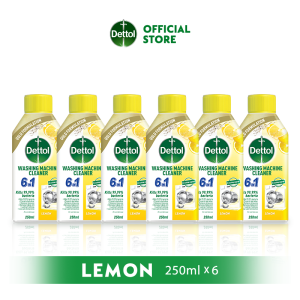 【Family Bulk Stock-6Pack】Dettol Washing Machine Cleaner Antibacterial Universal Deep Cleaning Limescale Remover Deodorizing