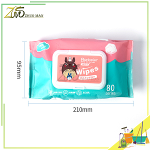 ทิชชู่เปียก ชชู่เปียก ทิชชู่เปียกเด็ก เหมาะกับผิวแพ้ง่าย ไม่ระคายเคืองต่อผิว มีฝาปิด ป้องกัน เชื้อโรค ง่ายต่อการพ 1ห่อ80แผ่น