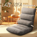 COD folding lazy sofa japanese tatami foldable bed floor sofa chair give lumbar pillow. 