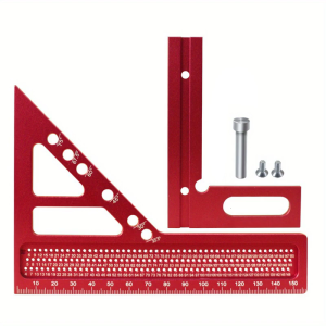 Measuring Ruler Triangle Layout Measuring Tool for Carpenter Engineer Square Protractors with Pin and Wrench