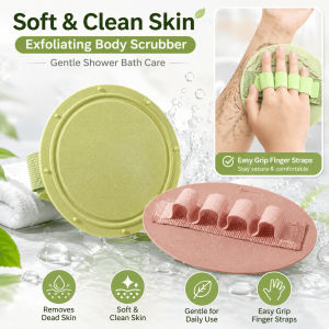 Bath Scrub Rubber Sponge Dead Cleaner Skin Exfoliation Pad Skin-Smoothing Mud Scrub 洗澡磨砂搓泥去死角神器