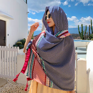 [LÀM QUÀ TẶNG DU LỊCH]C185 Khăn Choàng Cổ Làm Áo Choàng 180X100Cm Mềm Mại Trẻ Trung