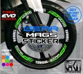 Yamaha Mio Gear 125 mags sticker set front and rear / free EVO sticker. 