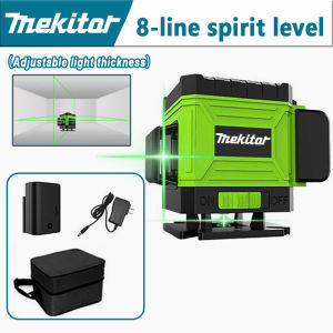 【Ready Stock】Mekitor laser line level lazer light level 16 line / 12 line 4d mini laser leveling outdoor tool 雷射水平仪